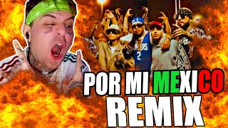 Reaccion a Por Mi Mexico Remix 🇲🇽 - Lefty SM, Santa Fe Klan, Dharius, C-Kan, MC Davo &amp; Neto Peña