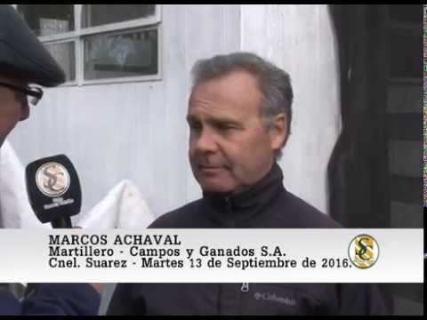 13-09-16 Nota Marcos Achaval - Cabaña Lolen - Coronel Suarez.
