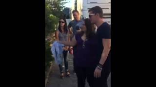 Rob Thomas, his wife Mari, and mother-in-law Maria - 08.01.15