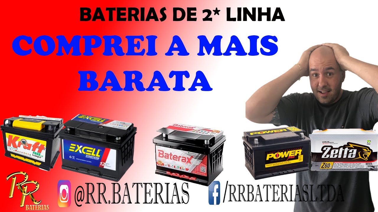 BATERIA DE 2 LINHA, QUAL COMPRAR