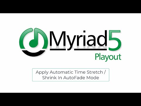 Enabling Time Stretch And Shrink In Myriad 5 Playout