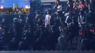 BTS reaction to KARD Dímelo/ Ride on the wind AAA 2018