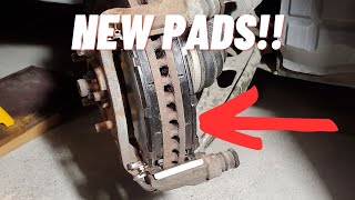 2015 Nissan Murano front brake pad replacement (DIY guide)