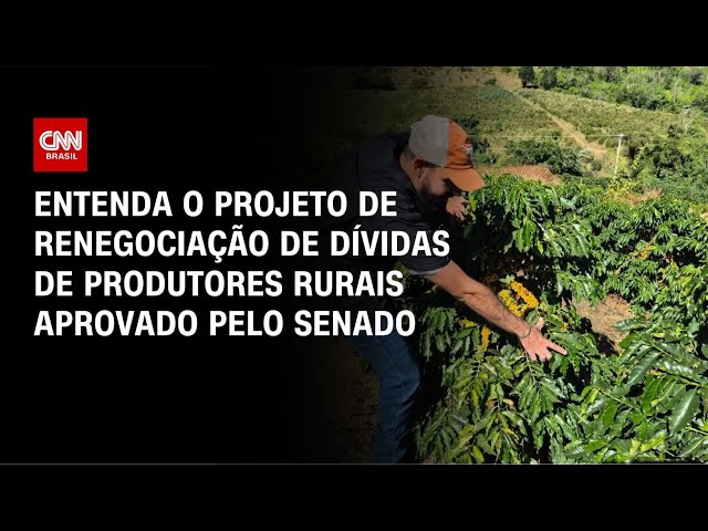 Conexão Agro: Senado aprova projeto de renegociação de dívida rural | CNN PRIME TIME