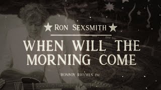 Ron Sexsmith - When Will The Morning Come (Official Video)