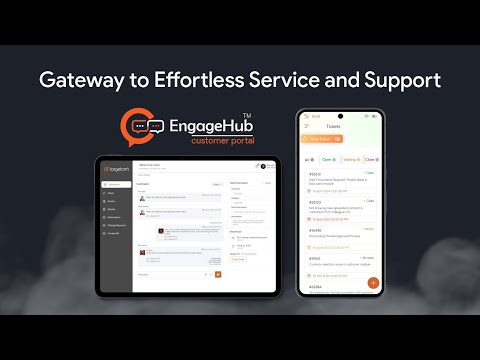 EngageHub portal for seamless service & support