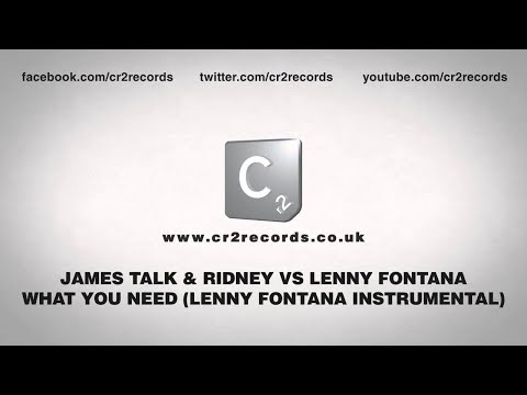 James Talk & Ridney vs Lenny Fontana - What You Need (Lenny Fontana Instrumental)