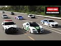 Fastest Police Cars Speed Comparison 3D 3D Animation