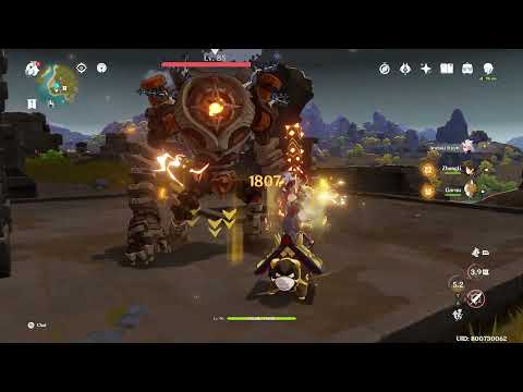 Itto C1 Combo Extra N1 Ushi Hit on Ruin Guard