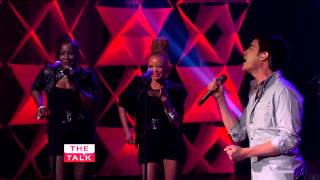 The Talk   Train Performs Angel in Blue Jeans