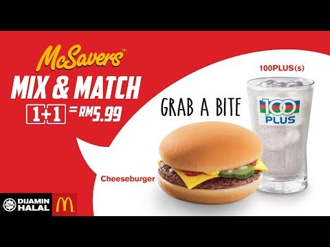 McSavers Mix & Match 1+1=RM5,99, agora com duas novas opções!