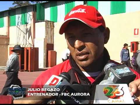 FBC Aurora quiere ganar a Huracán y cobrarse su revancha /  MUNDO DEPORTE 2012