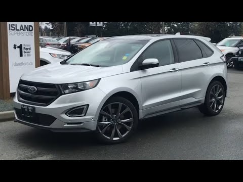 2018 Ford Edge Sport W/ Enhanced Park Assist, Nav, AWD Review| Island Ford