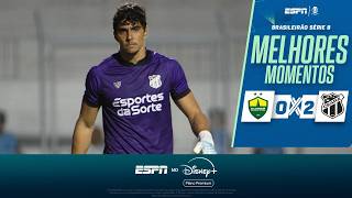 GOLEIRO DO CEARÁ PEGA DOIS PÊNALTIS E DECIDE CONTRA O CUIABÁ FORA DE CASA | MELHORES MOMENTOS