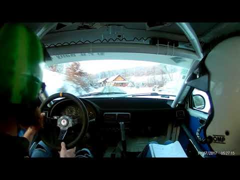 29 Rajd Podkarpacki Krosno 10-12-2017 Sokołowski / Pomprowicz PS 6 - Pietrusza Wola