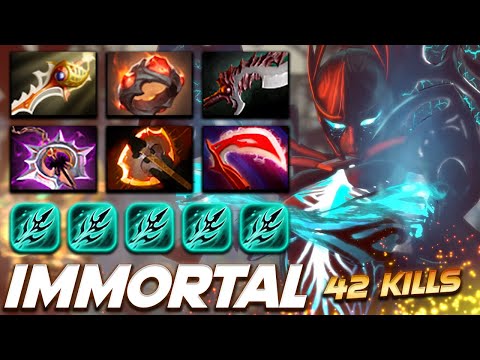Phantom Assassin Epic 42 KILLS - Dota 2 Pro Gameplay [Watch & Learn]