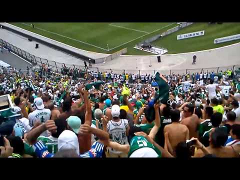 Torcida no jogo do Palmeiras 3 x 0 Boa Esporte 2013