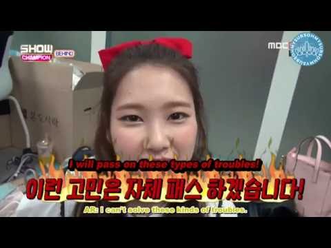 [ENG SUB] 160830 Show Champion Behind - Oh My Girl cut