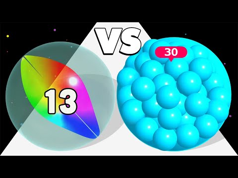 BALL RACE /vs MARBLE RUN 3D ∞ ASMR Gameplay Android iOS ✦ Ball Run Merge Math Games