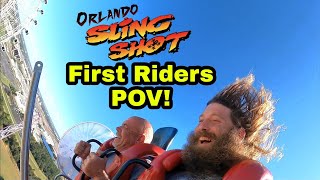 ICON Park New Orlando Slingshot First Riders POV!
