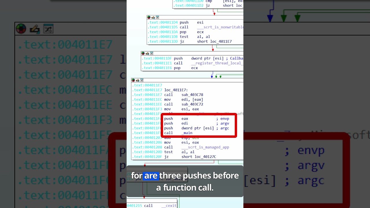 RE 101 - Finding main() in Visual Studio Compiled Binaries