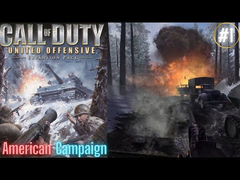 Call of Duty United Offensive | Walkthrough |  Part 1 | American Campaign | Bois Jacques
