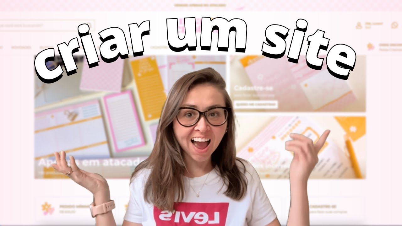 Como CRIAR UM SITE pra sua loja - passo a passo do ZERO