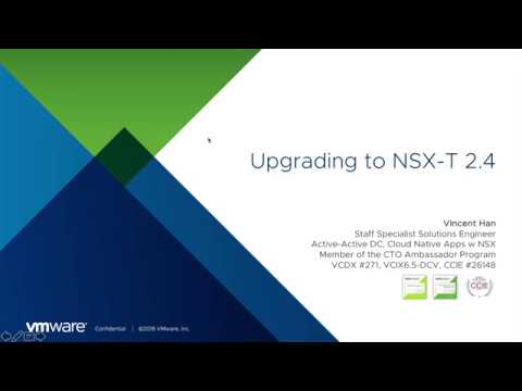 VMware NSX-T 2.x upgrade to 2.4