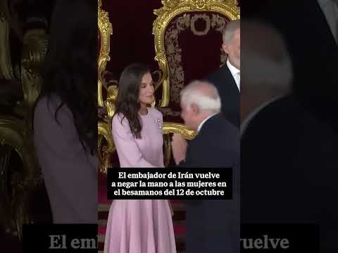 🇮🇷 El embajador de Irán evita dar la mano a la Reina y sus hijas