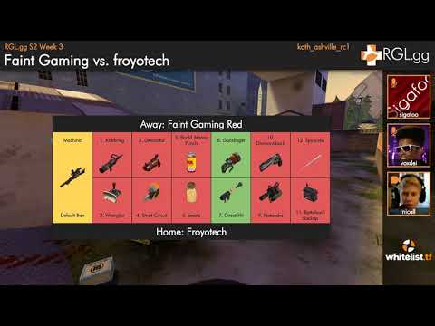 S2 - Pick/Ban Prolander - Froyotech vs Faint Gaming - RGL.gg - Week 4 - Ashville
