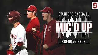 Stanford Baseball: Brendan Beck MIC'D UP vs. Oregon State