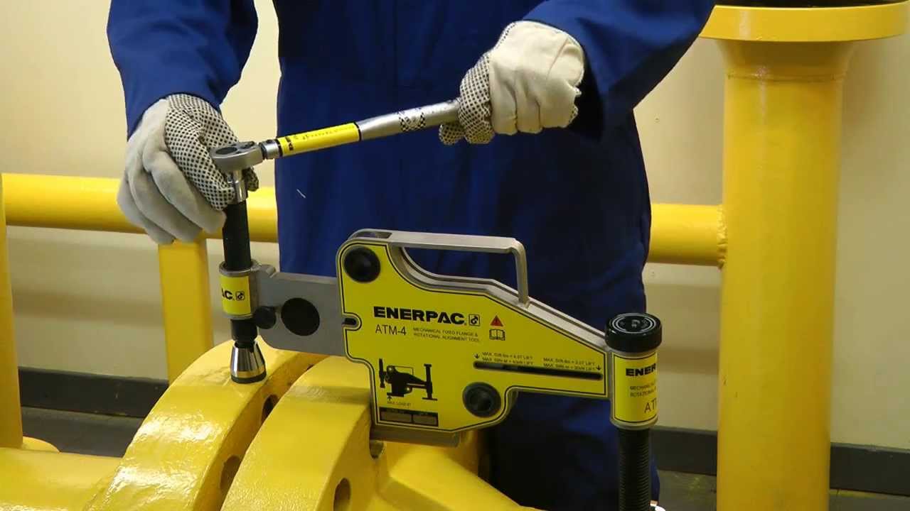 ATM-4 Series Flange Alignment Tool Demo | Mechanical | Enerpac