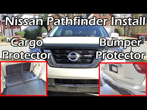 2017 Pathfinder Rear Bumper Protector + Cargo Protector + All Season Floor Mats