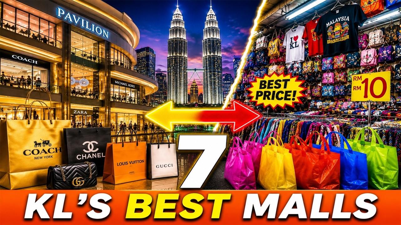 7 BEST Kuala Lumpur Shopping Malls (Budget + Luxury + Cheap)