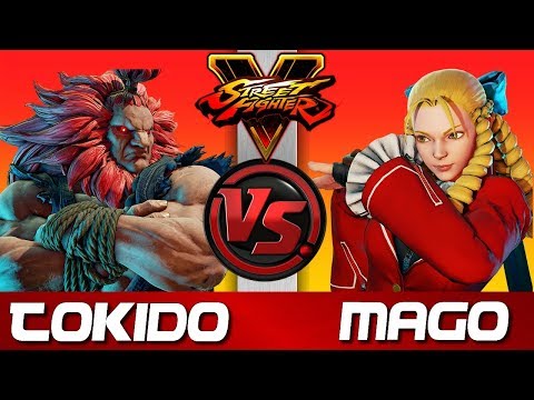 SFV MASTER RANK  - TOKIDO ( Akuma R:61 ) vs MAGO ( Karin R:105 ) Street Fighter 5 | V s2.5