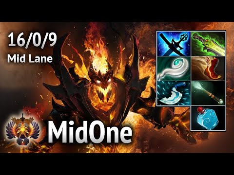 MidOne (Shadow Fiend) — Total Domination | 42-8 | 22 mins