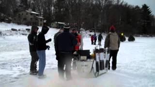 preview picture of video '23rd Ice Tee Golf Tournament on Frozen Lake Wallenpaupack'