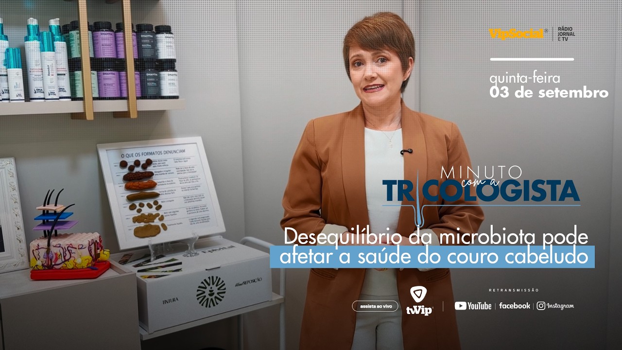MINUTO TRICOLOGISTA | Microbiota do couro cabeludo: entenda a importância do equilíbrio