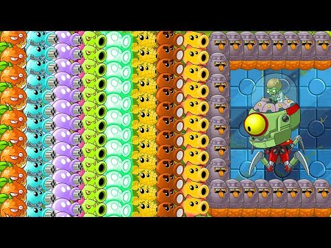 Plants vs Zombies 2 Mod: TEAM PLANTS MAX LEVEL POWER-UP! vs FAR FUTURE FINAL BOSS