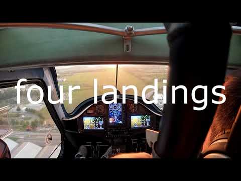 4 landings (Pipistrel Virus 912), LJAJ (Ajdovščina)