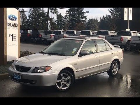2003 Mazda Protege W/ Moonroof, Spoiler, Remote Keyless Entry Review| Island Ford