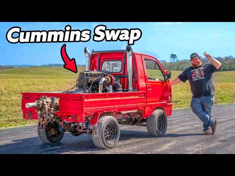 I Cummins Swapped A Very Tiny Truck