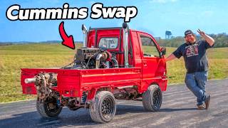I Cummins Swapped A Very Tiny Truck