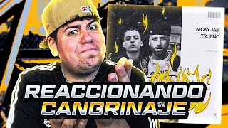 REACCIÓN a Cangrinaje - Nicky Jam x Trueno | Video Oficial