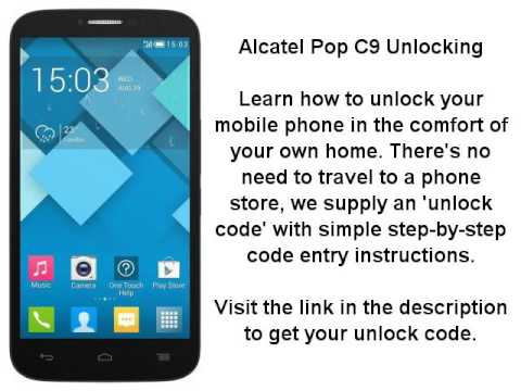 Unlock Alcatel Pop C9 (7047A 7047D 7047X) - SIM ME Lock