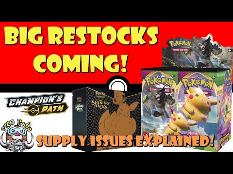 BIG Pokémon Restocks are Coming - Supply Issues Explained (Pokémon TCG News)