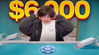 Clean $6,000 WIN on Blackjack Live