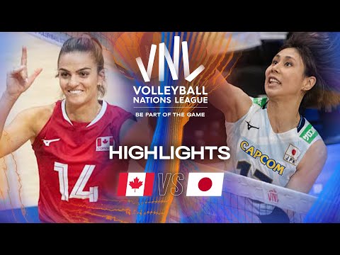 Canada 🇨🇦 vs. Japan 🇯🇵 - Highlights | Week 1 | Women's VNL 2025