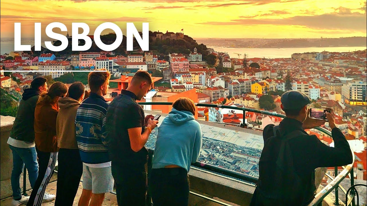 Enjoy best views in Lisbon from hilltop miradouro.