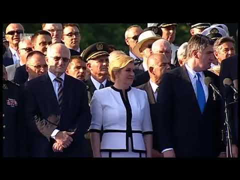 Croatian military parade national anthem